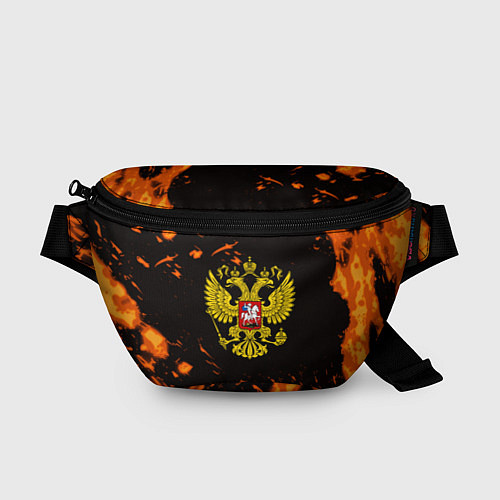 Поясная сумка Россия огненные краски / 3D-принт – фото 1