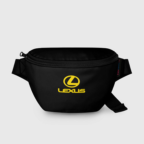 Поясная сумка Lexus yellow logo / 3D-принт – фото 1