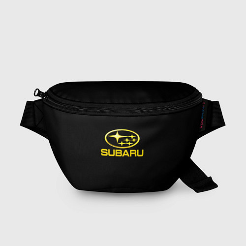 Поясная сумка Subaru logo yellow / 3D-принт – фото 1