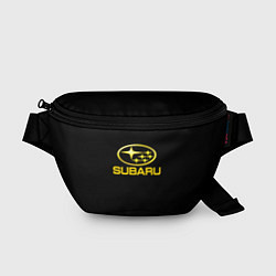 Поясная сумка Subaru logo yellow