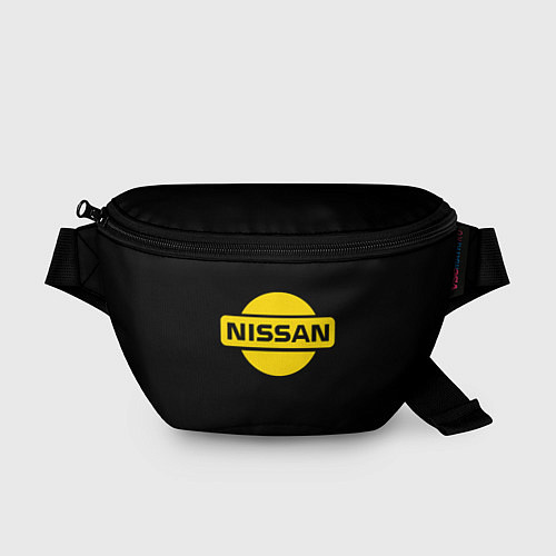 Поясная сумка Nissan yellow logo / 3D-принт – фото 1