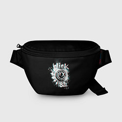 Поясная сумка Blink-182 glitch, цвет: 3D-принт
