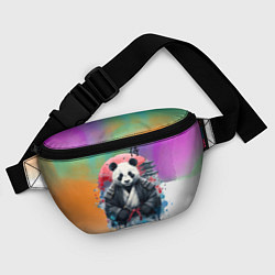 Поясная сумка Panda samurai - Japan, цвет: 3D-принт — фото 2