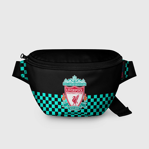 Поясная сумка Liverpool fc sport клетка / 3D-принт – фото 1