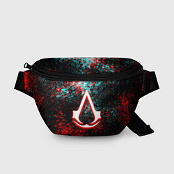 Поясная сумка Assassins Creed logo glitch, цвет: 3D-принт