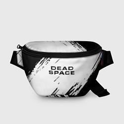 Поясная сумка Dead space чёрные краски, цвет: 3D-принт