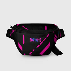Поясная сумка Fortnite geometry pink