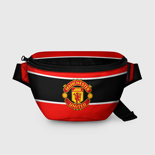Поясная сумка Манчестер Юнайтед полосы / 3D-принт – фото 1