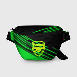 Поясная сумка Arsenal geometry line green, цвет: 3D-принт
