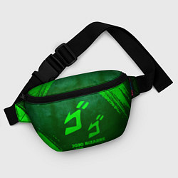 Поясная сумка JoJo Bizarre Adventure - green gradient, цвет: 3D-принт — фото 2