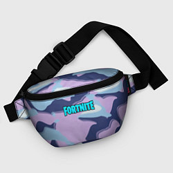 Поясная сумка Fortnite camo steel, цвет: 3D-принт — фото 2