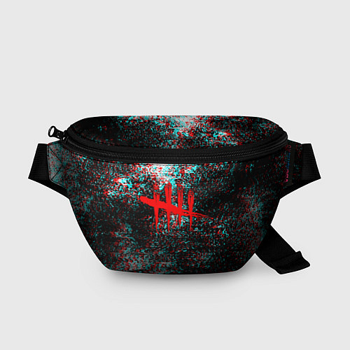 Поясная сумка Dead by daylight краски глитч / 3D-принт – фото 1