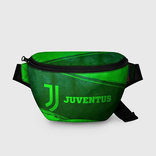 Поясная сумка Juventus - green gradient по-горизонтали / 3D-принт – фото 1