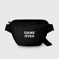 Поясная сумка Game over white logo