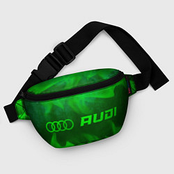 Поясная сумка Audi - green gradient по-горизонтали, цвет: 3D-принт — фото 2