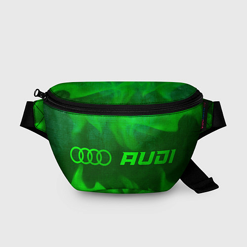 Поясная сумка Audi - green gradient по-горизонтали / 3D-принт – фото 1