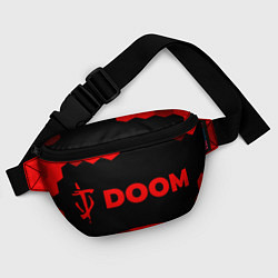 Поясная сумка Doom - red gradient по-горизонтали, цвет: 3D-принт — фото 2