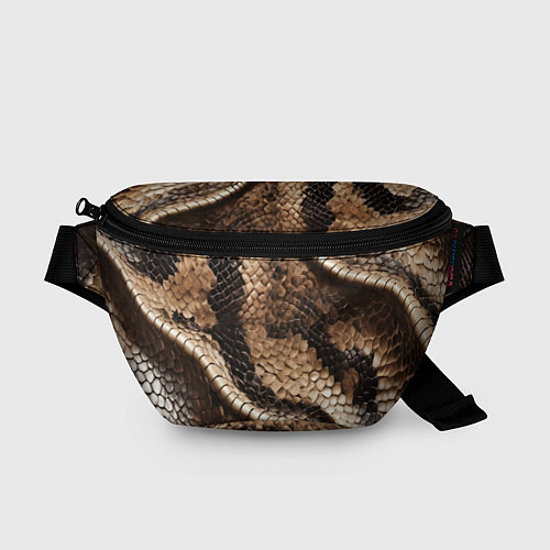 Поясная сумка Красивая змеиная кожа / 3D-принт – фото 1
