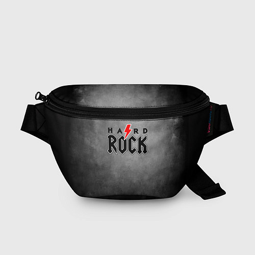 Поясная сумка Hard rock on dark grey / 3D-принт – фото 1