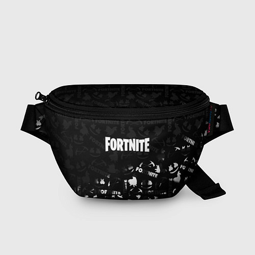 Поясная сумка Fortnite pattern black / 3D-принт – фото 1