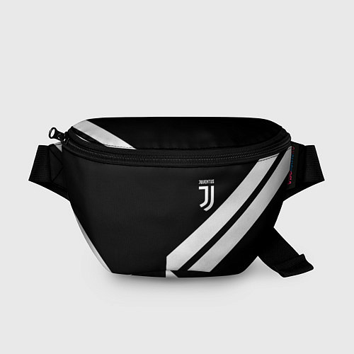 Поясная сумка Juventus line white / 3D-принт – фото 1