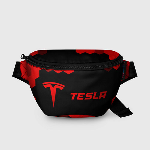 Поясная сумка Tesla - red gradient по-горизонтали / 3D-принт – фото 1