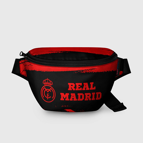 Поясная сумка Real Madrid - red gradient по-горизонтали / 3D-принт – фото 1