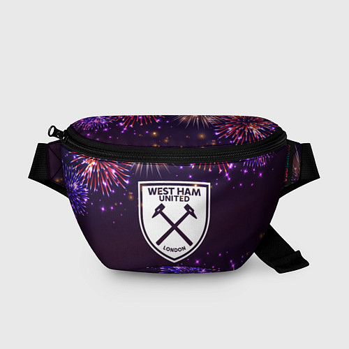 Поясная сумка Праздничный West Ham / 3D-принт – фото 1