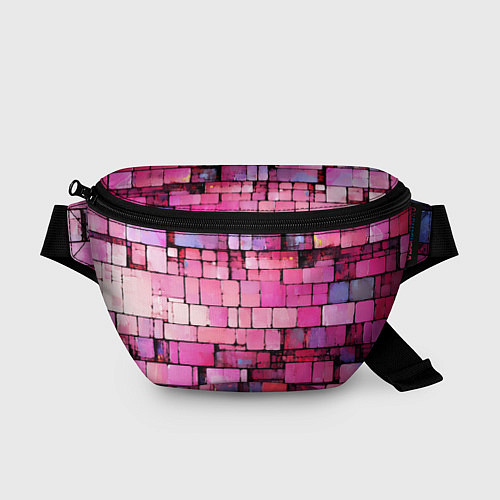 Поясная сумка Pink bricks / 3D-принт – фото 1