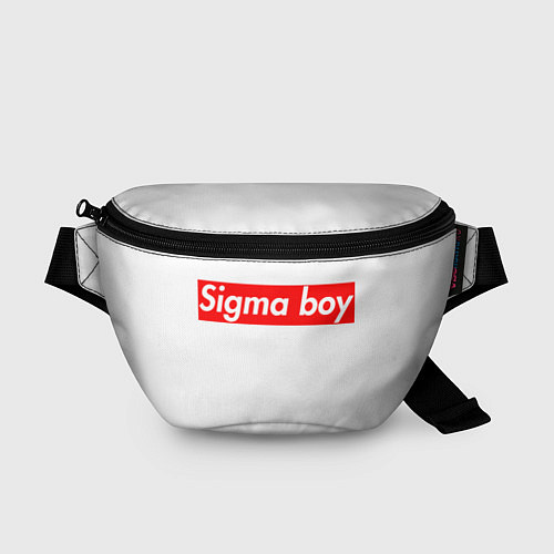 Поясная сумка A real sigma boy merch meme надпись из песни в тик / 3D-принт – фото 1