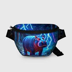Поясная сумка Бегемот в разрядах молний
