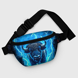 Поясная сумка Буйвол в разряде молнии, цвет: 3D-принт — фото 2