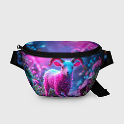 Поясная сумка Козлик в розовом