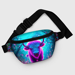 Поясная сумка Белый буйвол, цвет: 3D-принт — фото 2