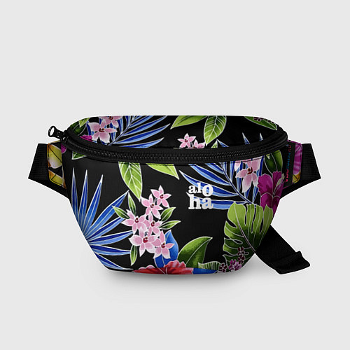 Поясная сумка Tropical flowers - aloha / 3D-принт – фото 1