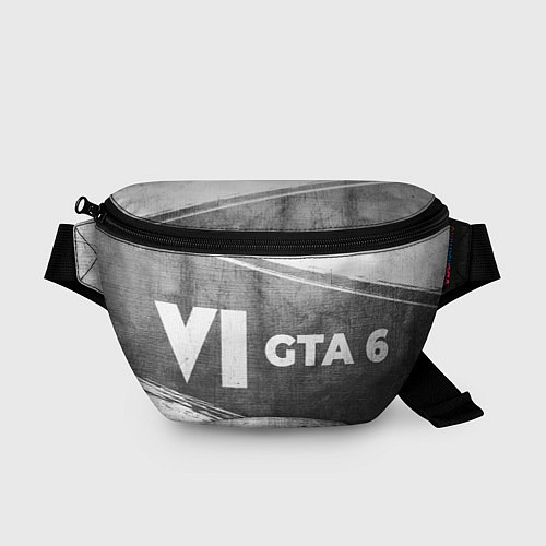 Поясная сумка GTA 6 - grey gradient по-горизонтали / 3D-принт – фото 1