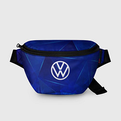 Поясная сумка Volkswagen blue poly, цвет: 3D-принт