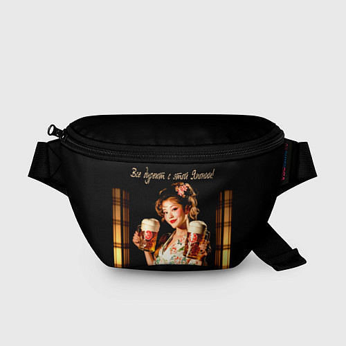 Поясная сумка Все дуреют с этой Японии / 3D-принт – фото 1