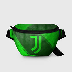 Поясная сумка Juventus - green gradient, цвет: 3D-принт
