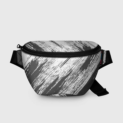 Поясная сумка The color is gray and white / 3D-принт – фото 1