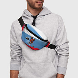 Поясная сумка Русский хоккей, цвет: 3D-принт — фото 2