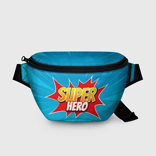 Поясная сумка Superhero comic style / 3D-принт – фото 1
