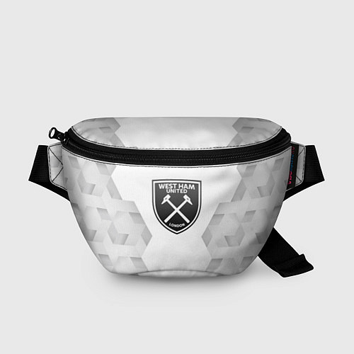 Поясная сумка West Ham white poly / 3D-принт – фото 1