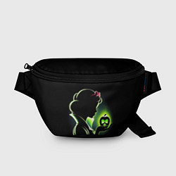 Поясная сумка Белоснежка и яблоко - силуэт крупно