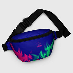 Поясная сумка Nirvana fire neon, цвет: 3D-принт — фото 2