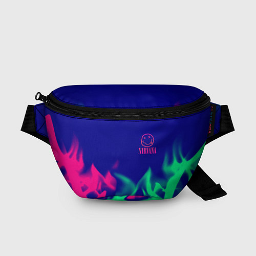 Поясная сумка Nirvana fire neon / 3D-принт – фото 1
