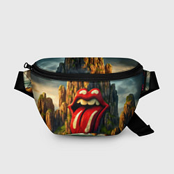Поясная сумка Rolling Stones - sea rocks, цвет: 3D-принт