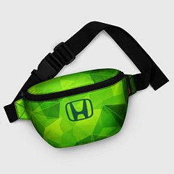 Поясная сумка Honda green poly, цвет: 3D-принт — фото 2