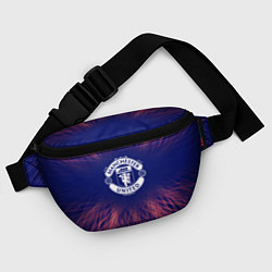 Поясная сумка Manchester United red energy, цвет: 3D-принт — фото 2