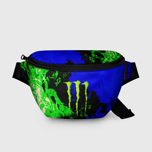 Поясная сумка Monster energy кислотный огонь / 3D-принт – фото 1